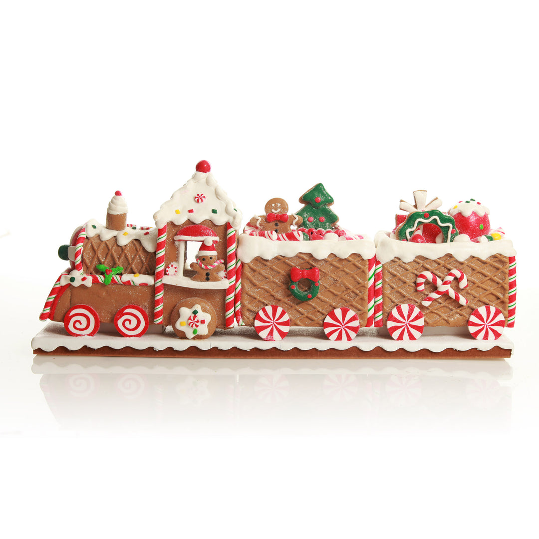 Gingerbread Train Christmas Ornament