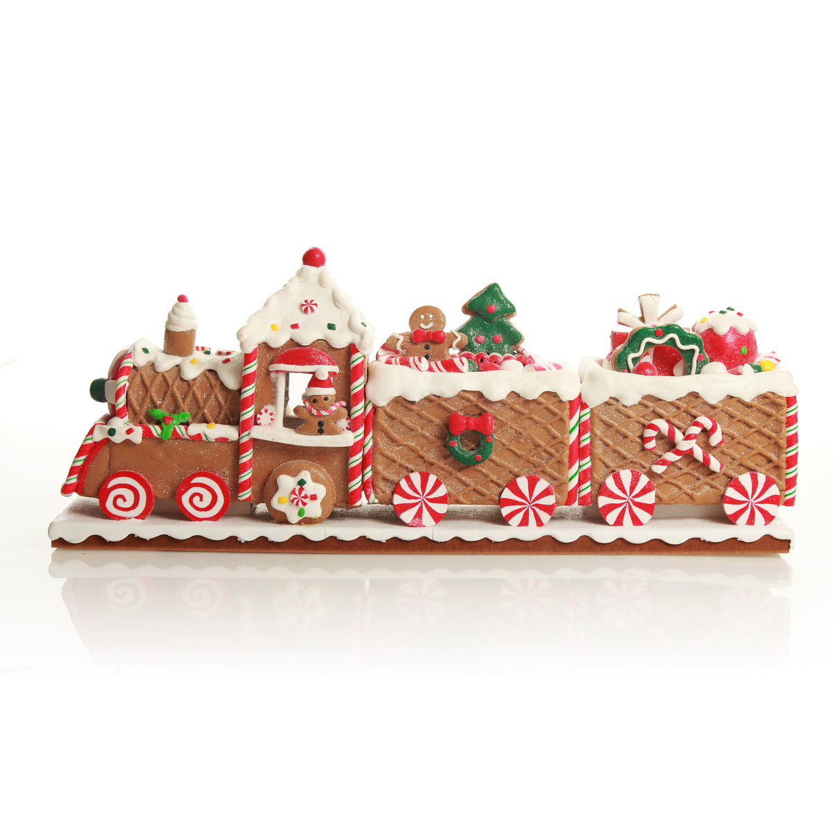 Gingerbread Train Christmas Ornament