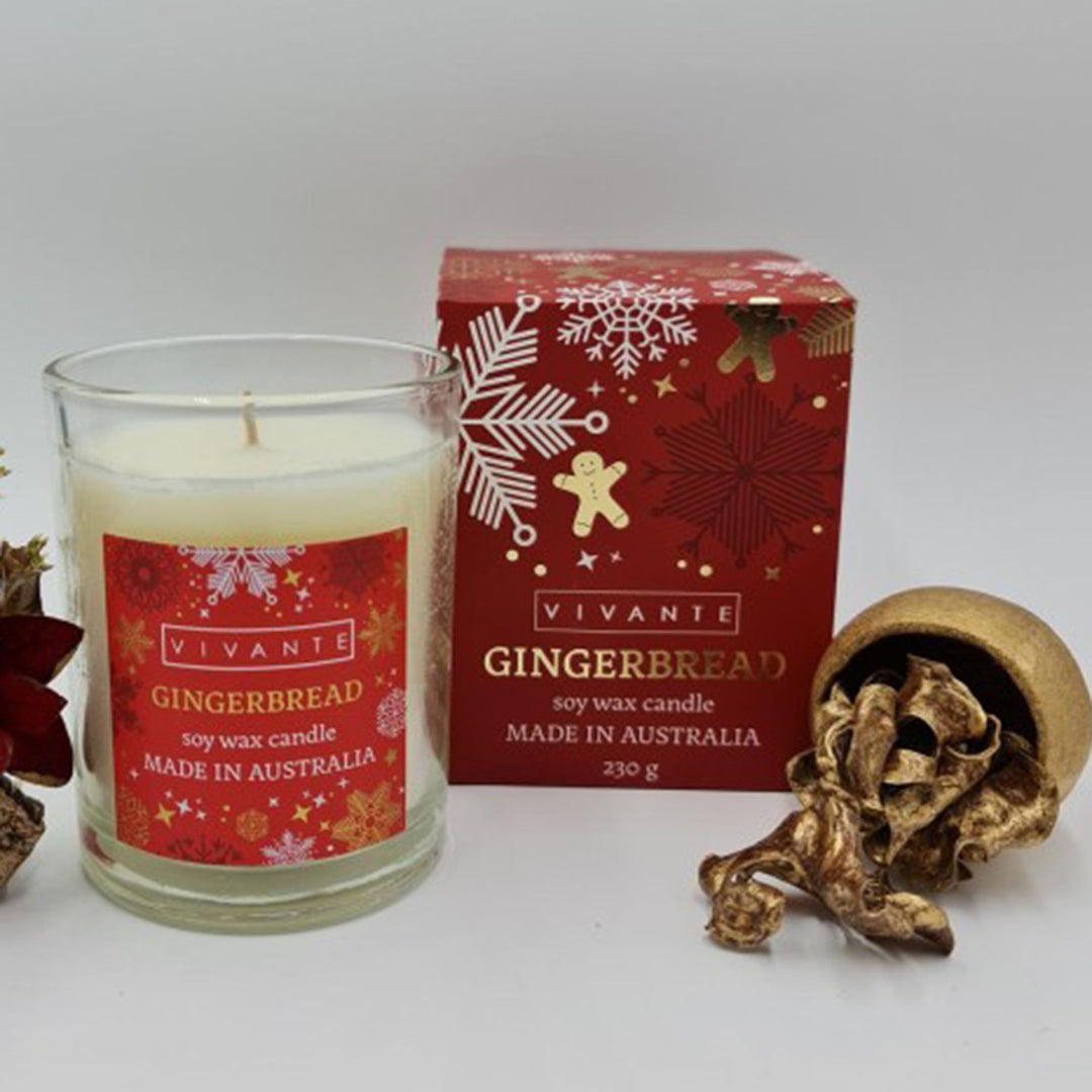 Gingerbread Christmas Candle 230g