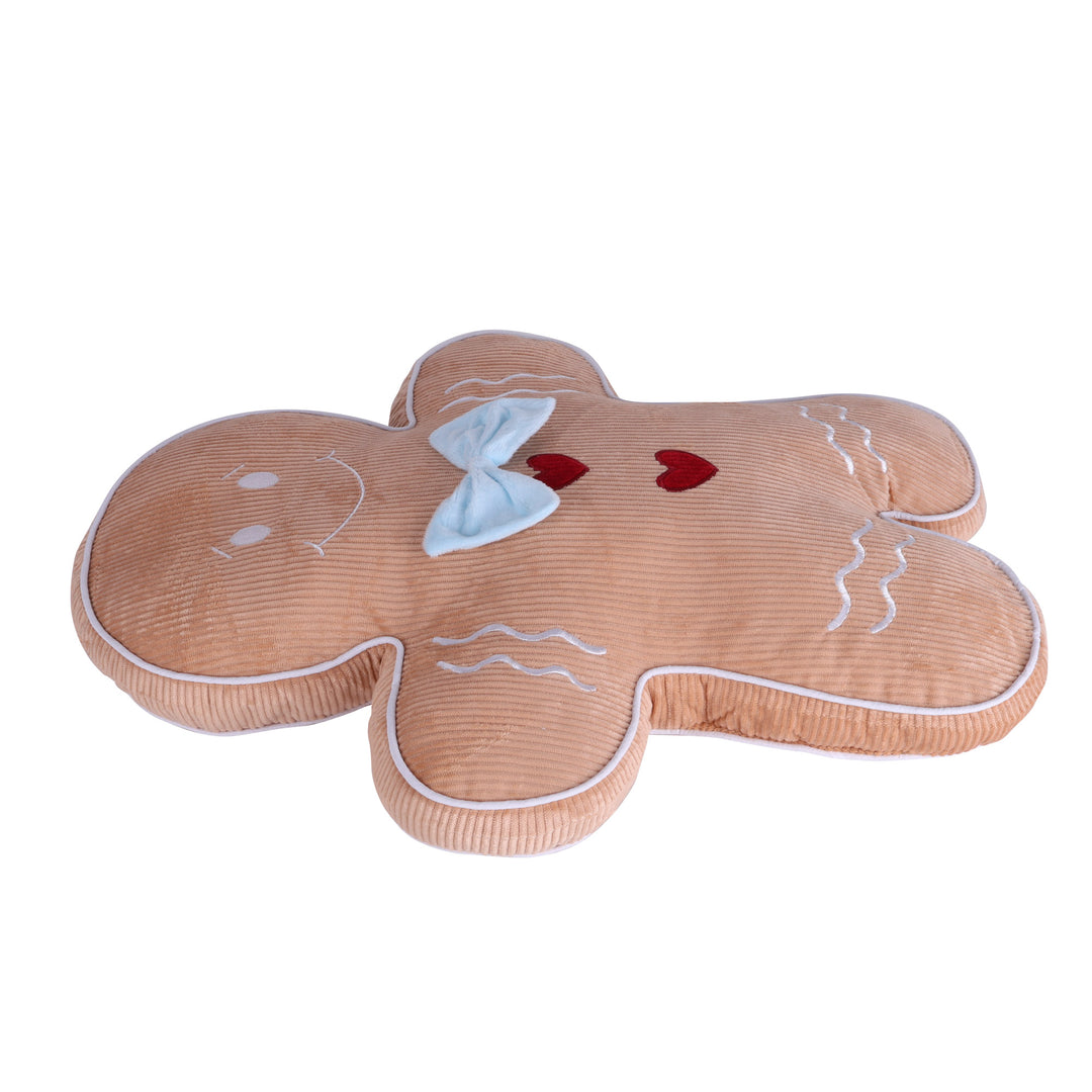 Retro Plush Gingerbreadman Cushion