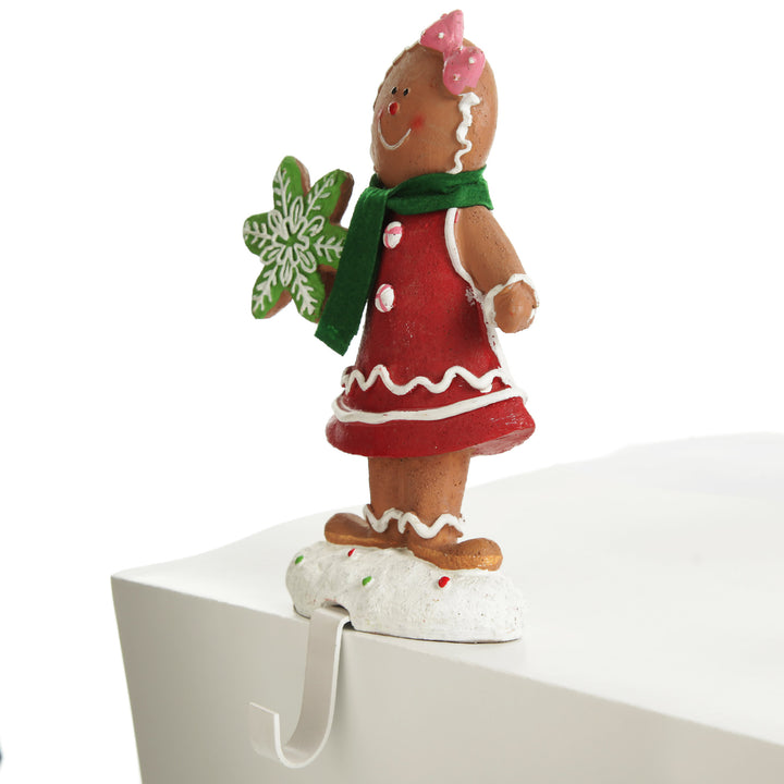 Girl Gingerbread Stocking Hanger