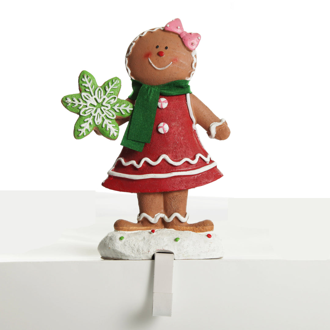 Girl Gingerbread Stocking Hanger