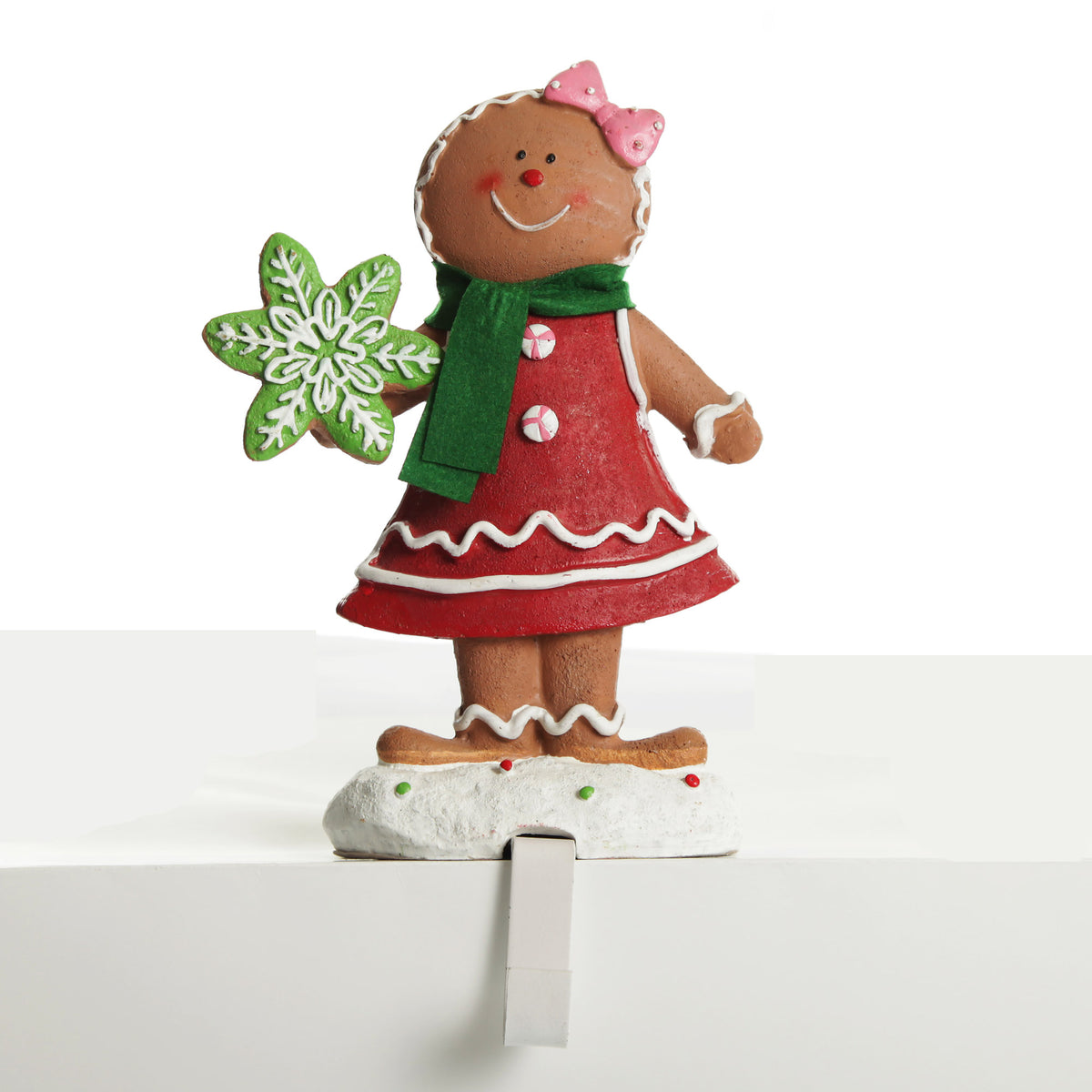 Girl Gingerbread Stocking Hanger