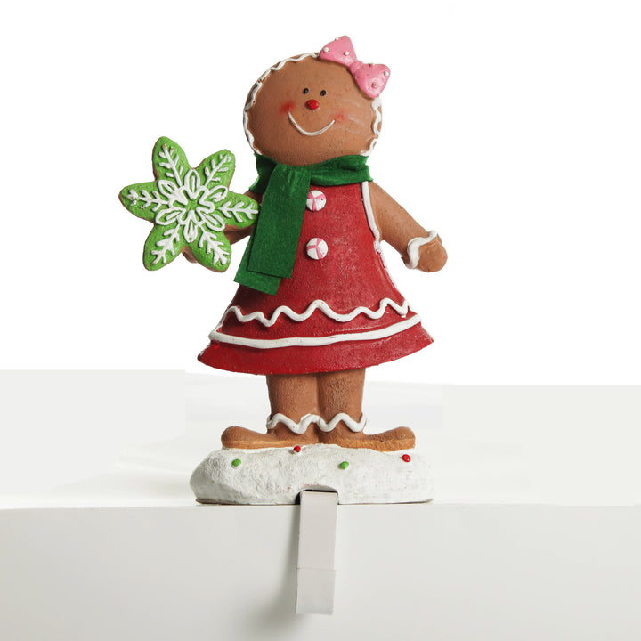 Girl Gingerbread Stocking Hanger