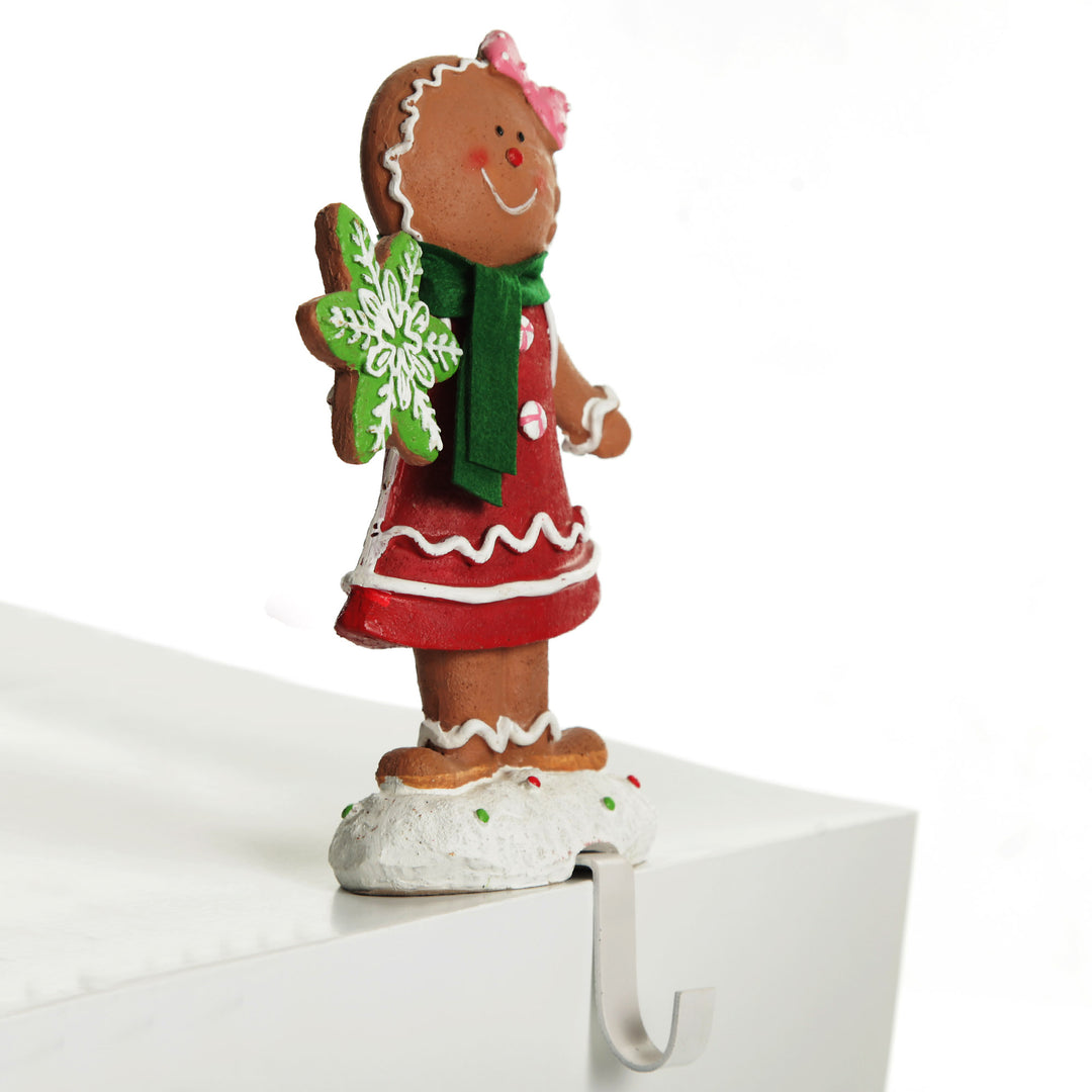Girl Gingerbread Stocking Hanger
