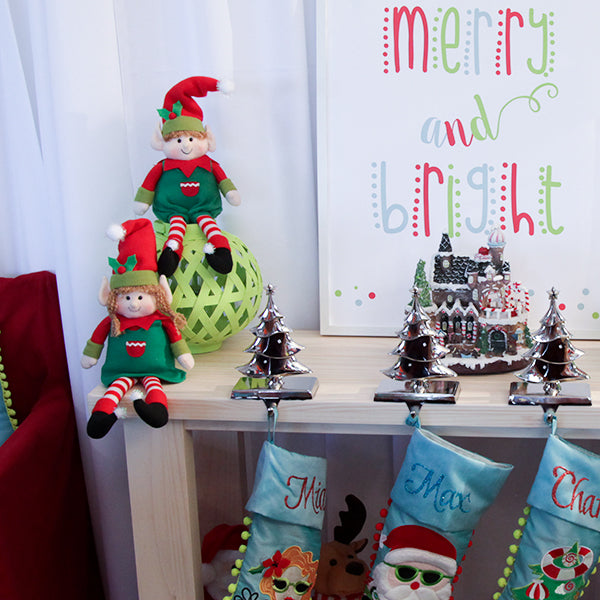 Elf Shelf Sitter - Boy and Girl (Sold Separate) - Lifestyle