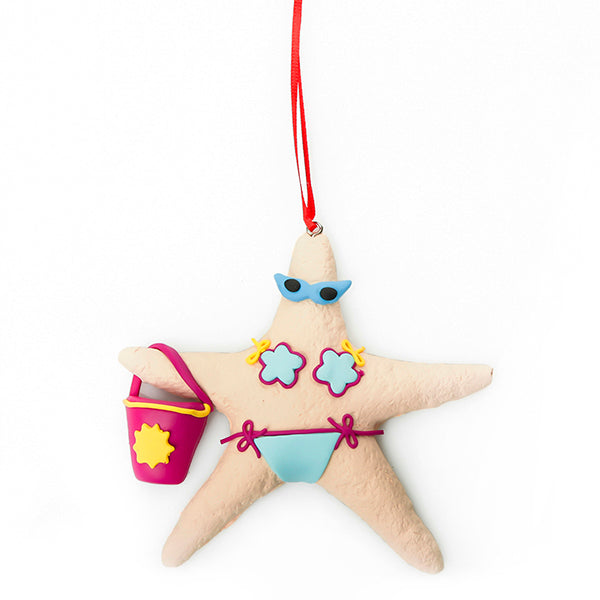 Beach Girl Starfish Decoration