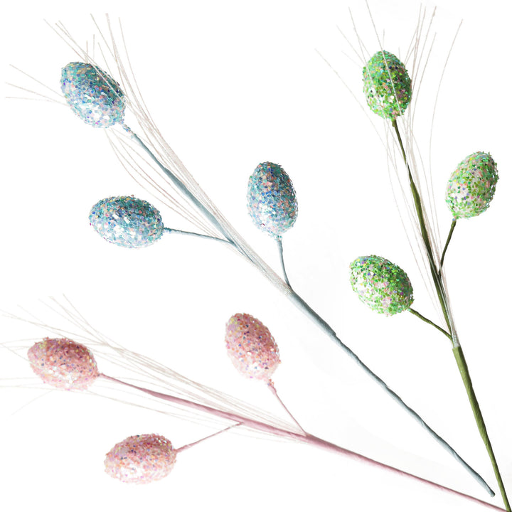 Glitter Easter Egg Pick
