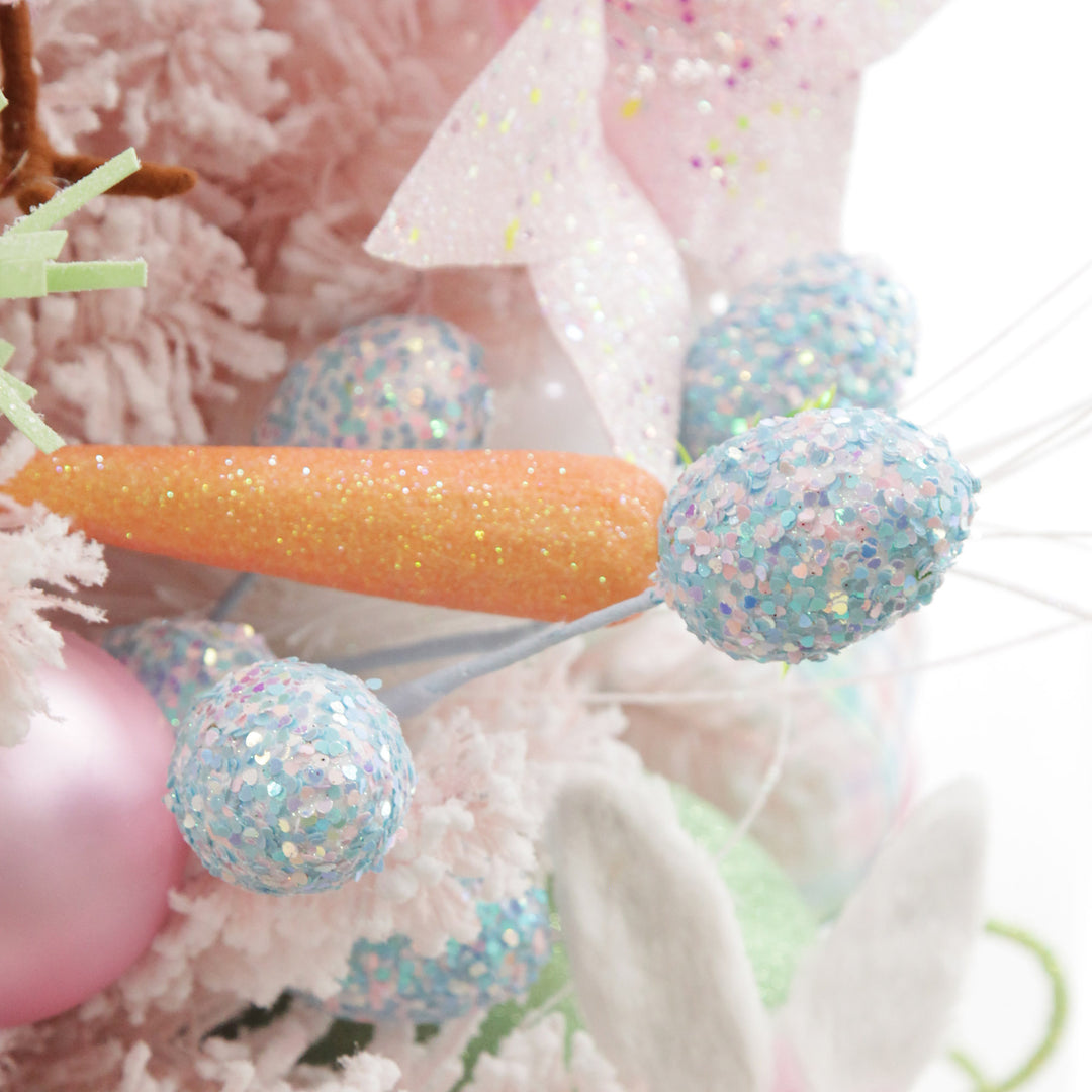  Glitter Easter Egg Pick - Blue