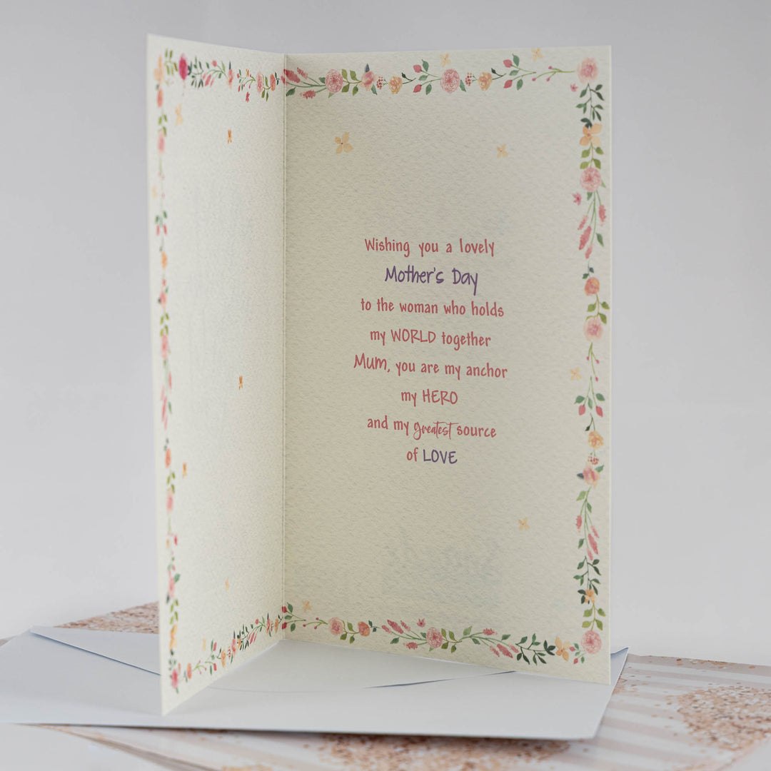 Mothers Day Card and Wrap - World