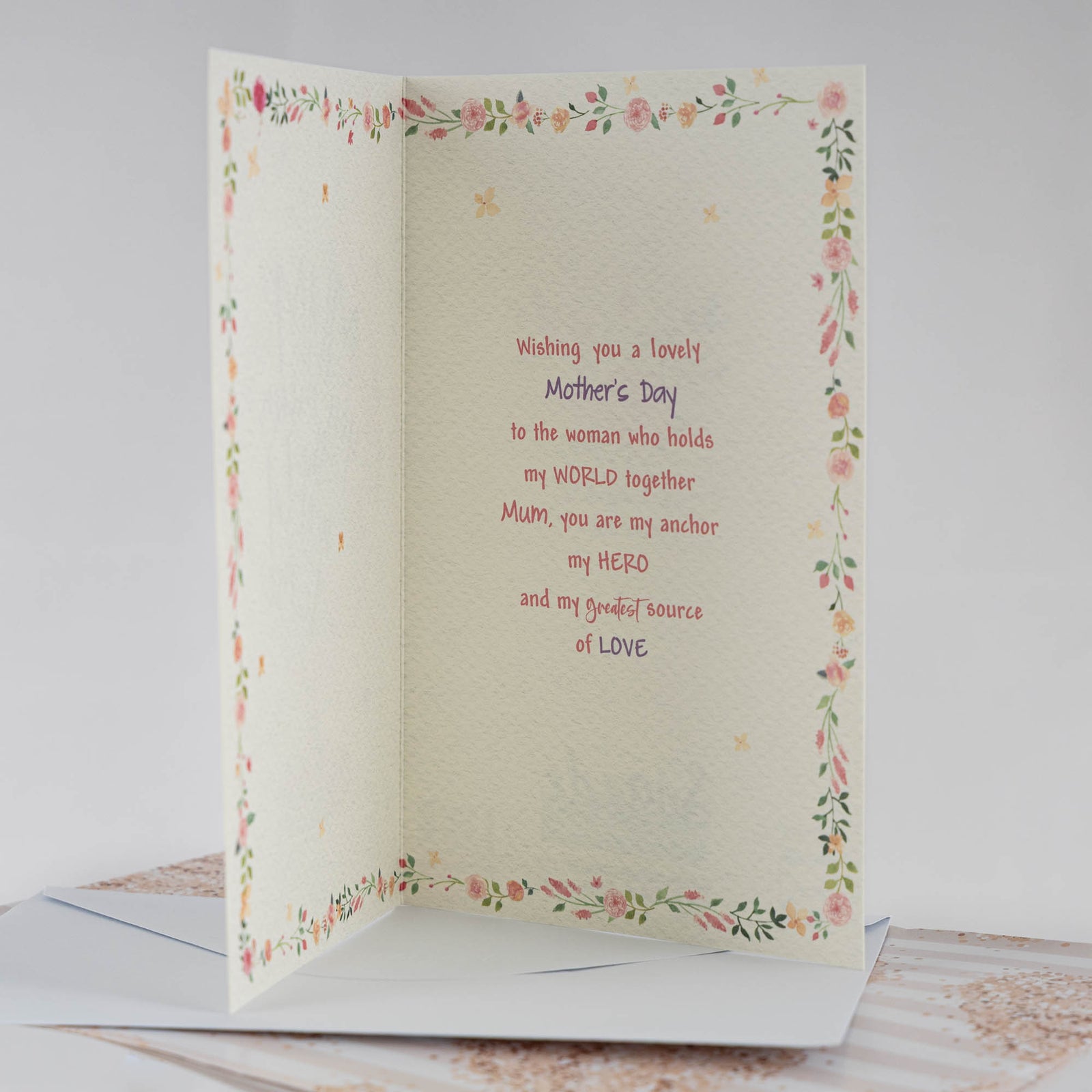 Mothers Day Card and Wrap - World