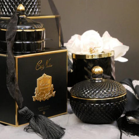 Cote Noire Round Art Deco Candle - Queen of the Night