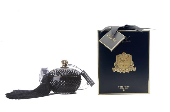 Cote Noire Round Art Deco Candle - Queen of the Night