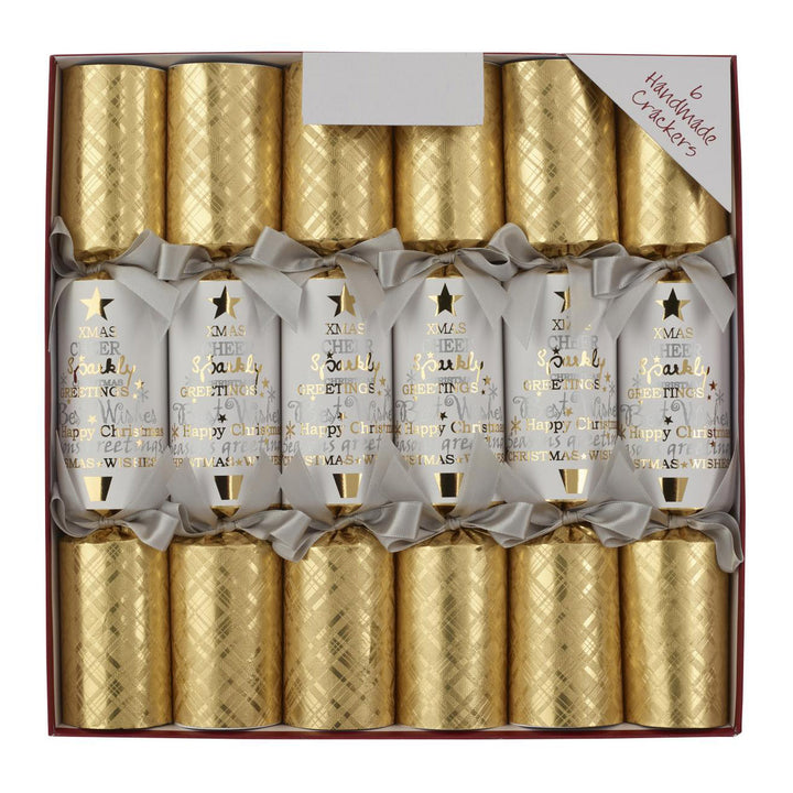 Gold and White Happy Christmas Bon Bons