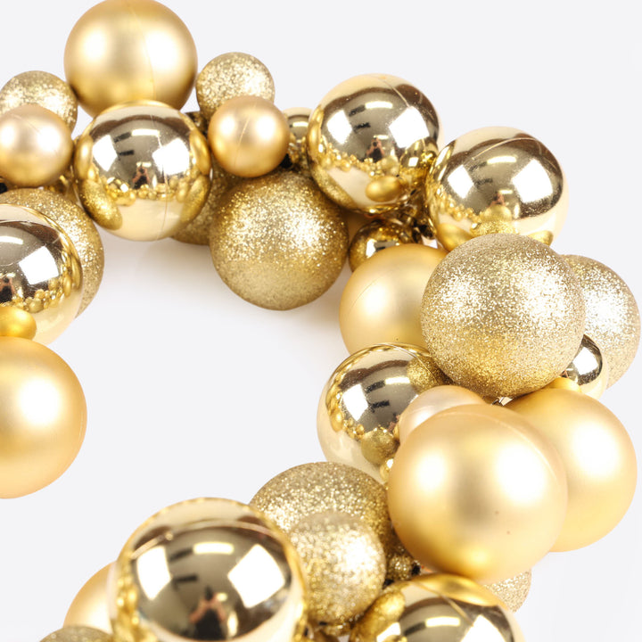 Gold Bauble Christmas Garland - 150cm