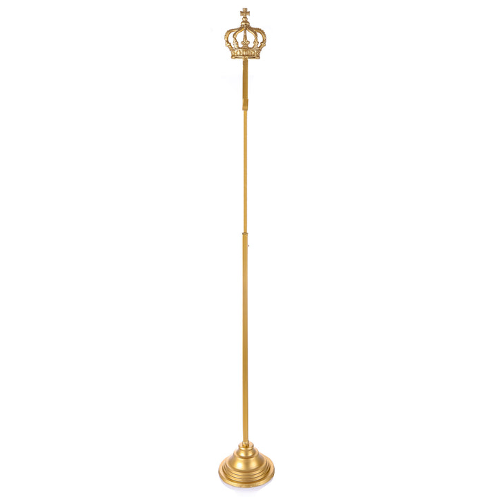 Gold Crown Christmas Wreath Stand