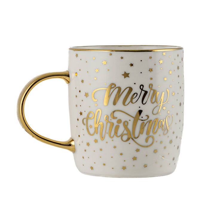 Gold Foiled Christmas Mug - Merry Christmas