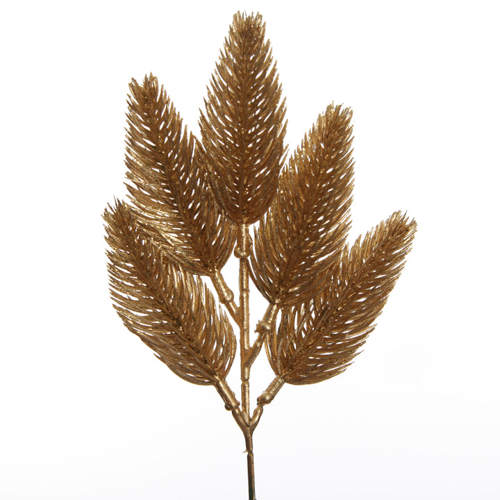 Gold Glitter Pine Bud Pick - Set of 2