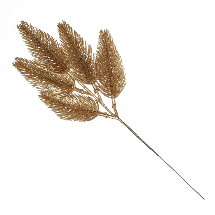 Gold Glitter Pine Bud Pick - Set of 2