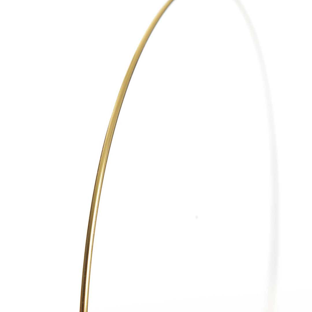 Gold Metal Hoop Wreath Base