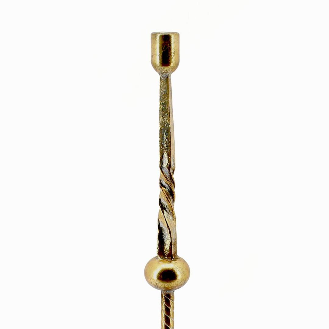 Gold Taper Candle Holder 73.5cm(h)