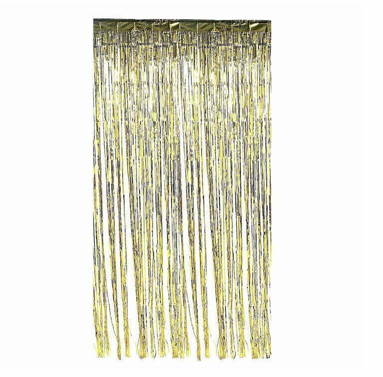 Gold Fringe Curtain