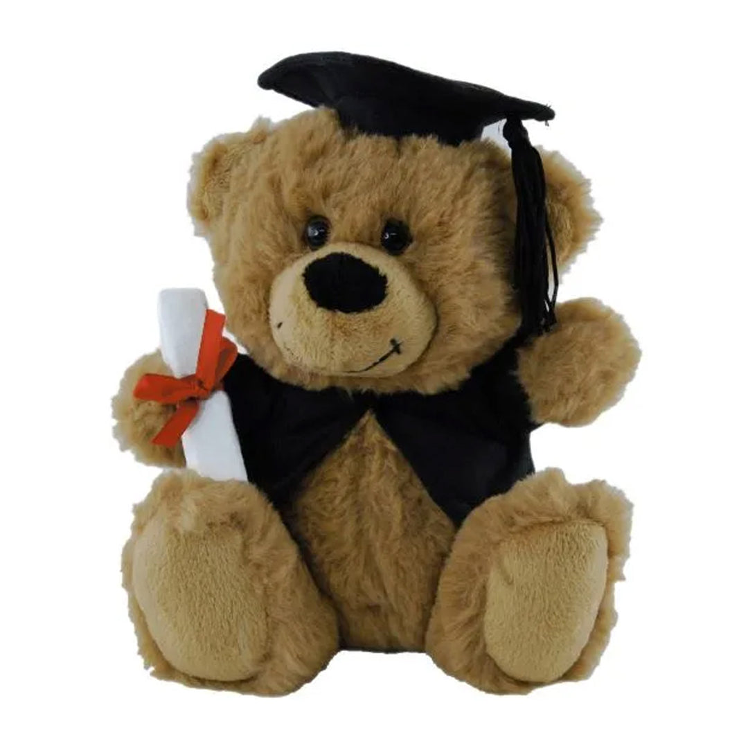 Graduation Jelly Bear - Brown 18cm