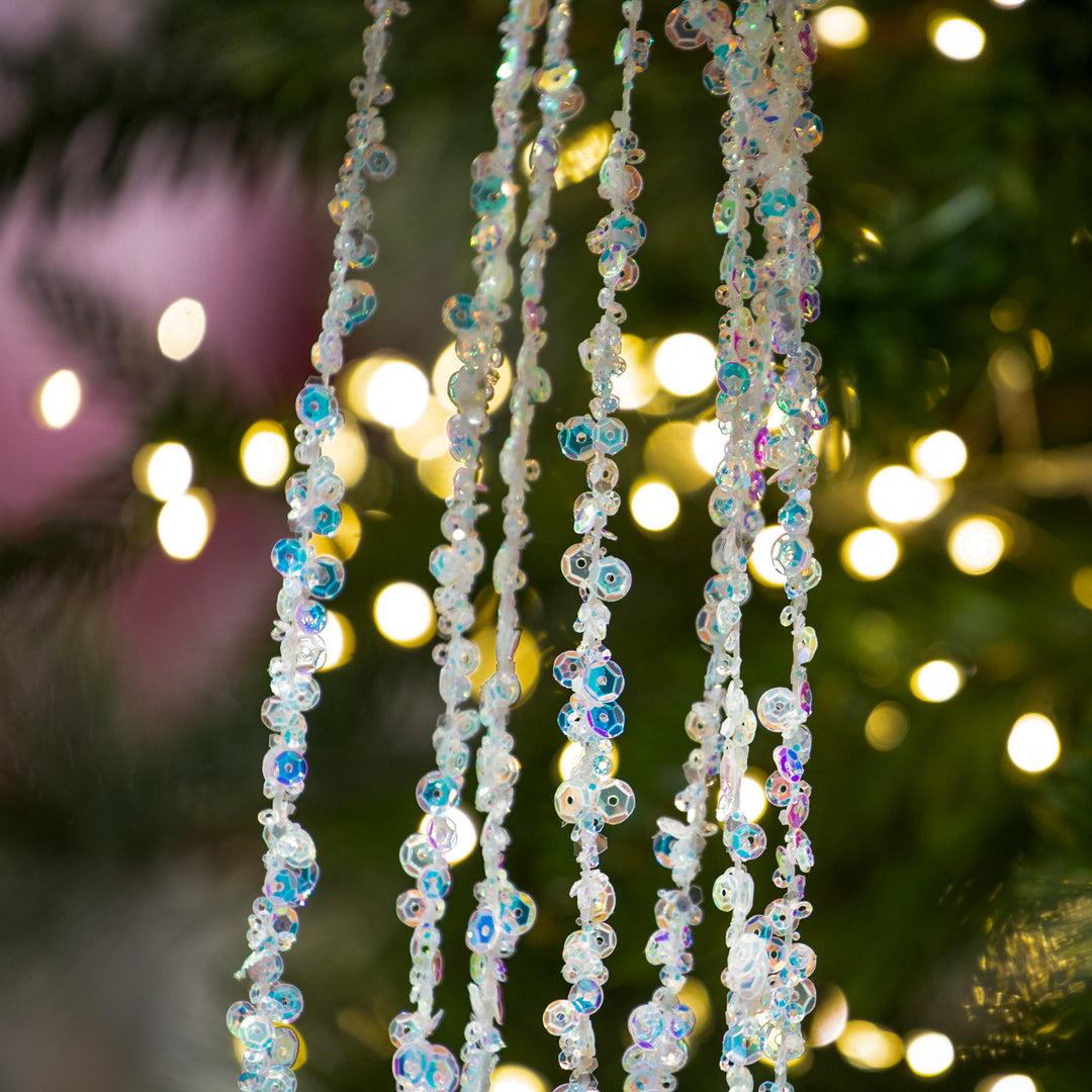 Iridescent Sequin Weeping Pick