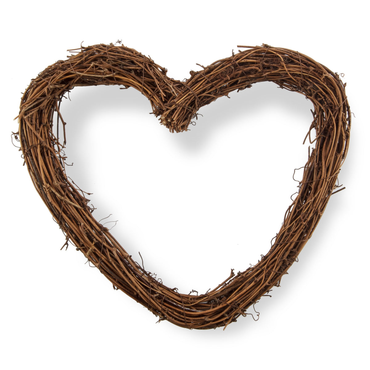 Grapevine and Twig DIY Heart Wreath Base - 40cm(Dia)