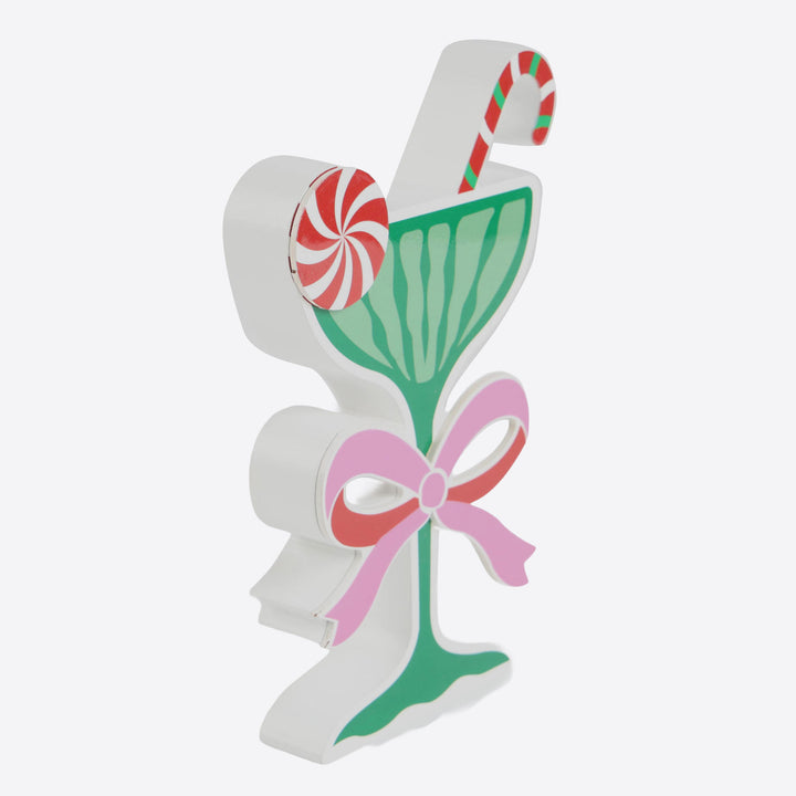 Green Christmas Cocktail Ornament - 20cm
