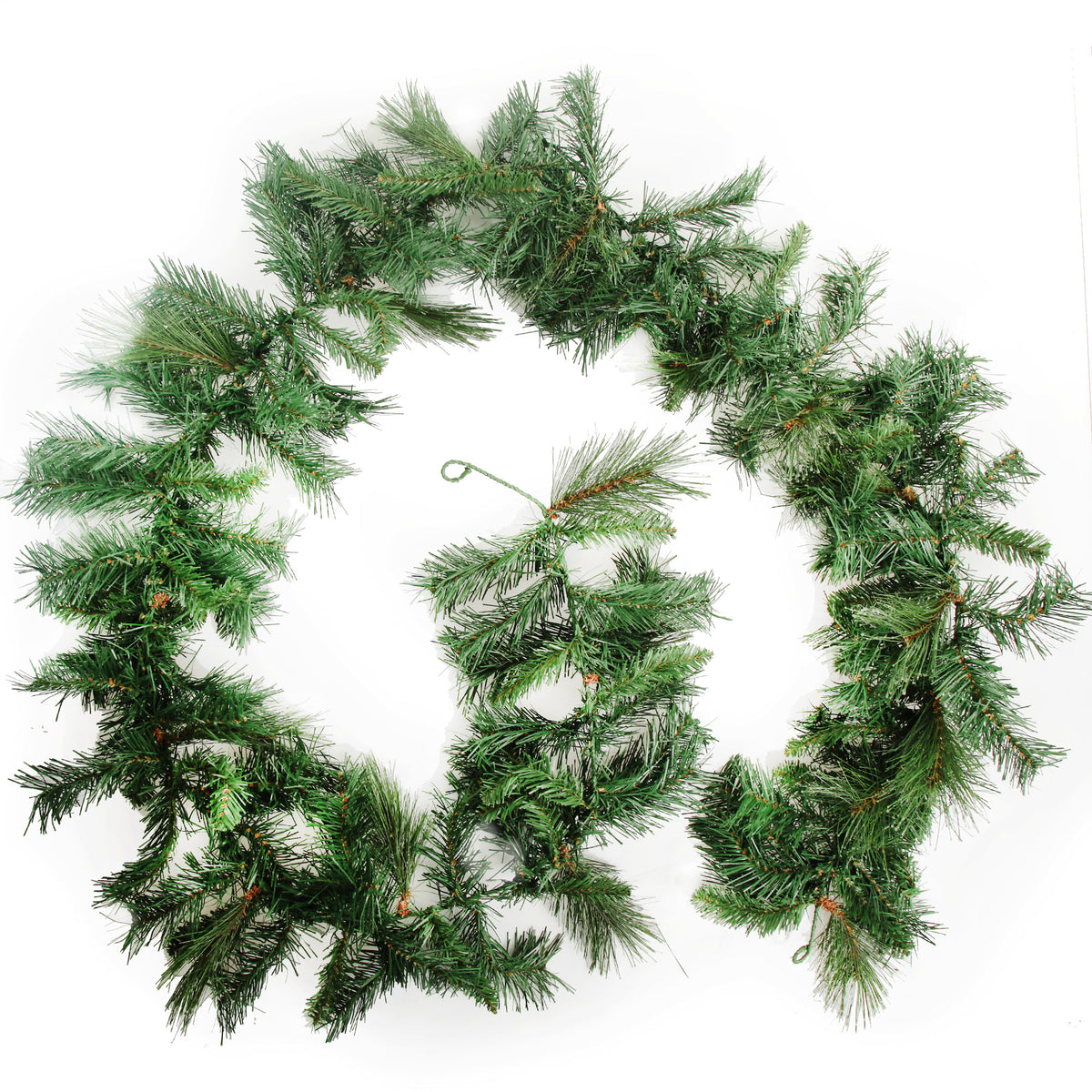Green Dew Drop Pine Christmas Garland