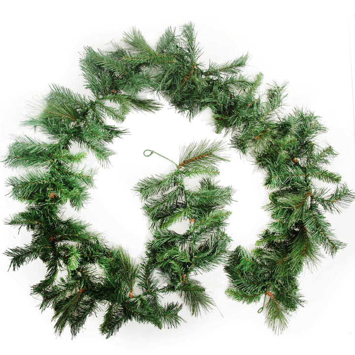 Green Dew Drop Pine Christmas Garland