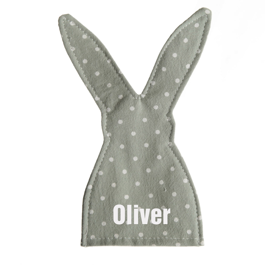 Personalised Bunny Egg Warmer Green