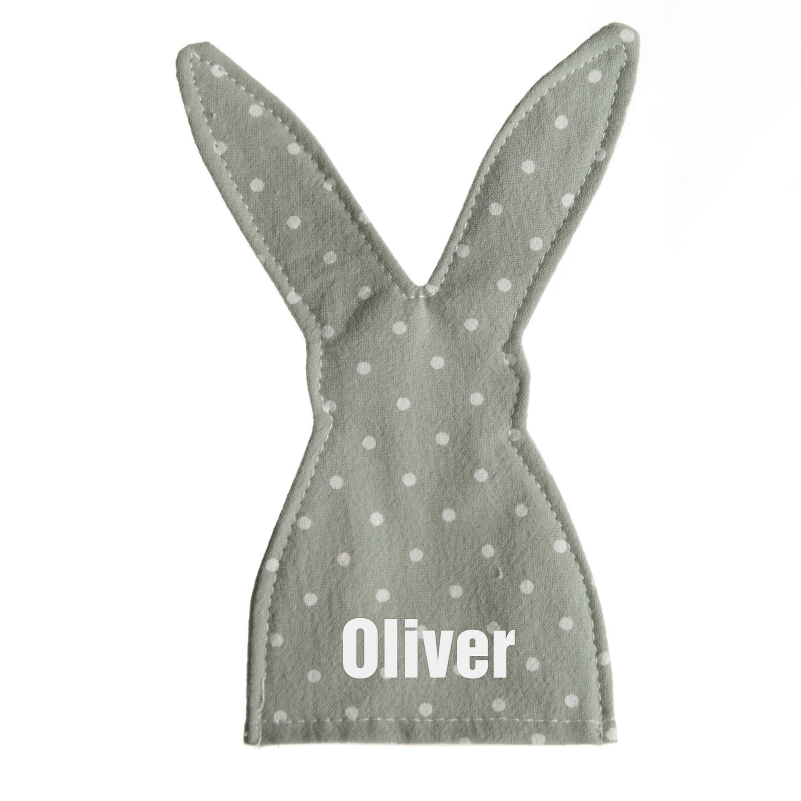 Personalised Bunny Egg Warmer Green