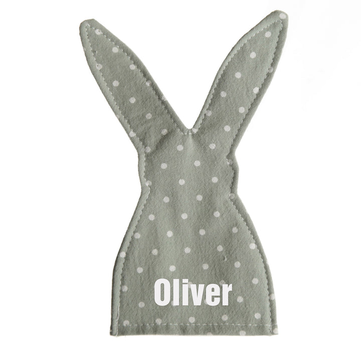 Personalised Bunny Egg Warmer Green