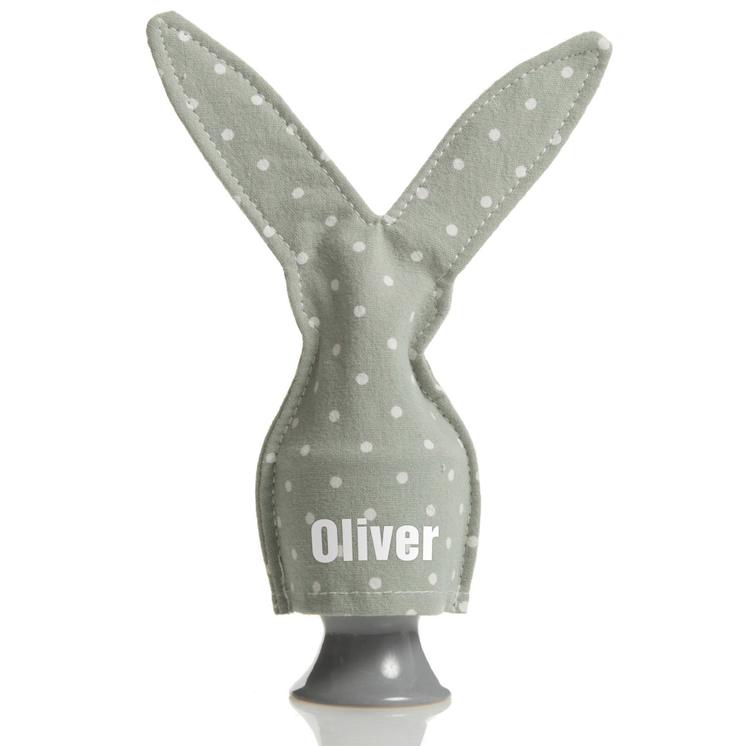 Personalised Bunny Egg Warmer Green