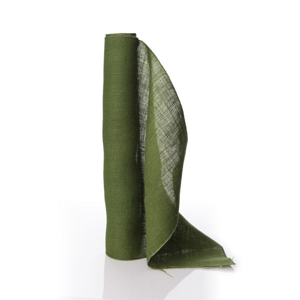 Jute Moss Green Table Runner