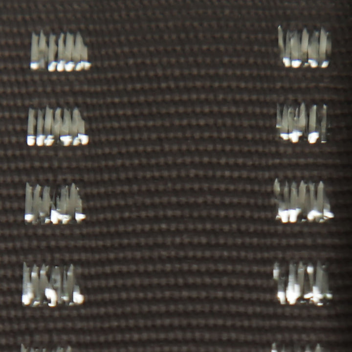 Grey &amp; Silver Grossgrain Square Edge Wired Ribbon - 2.2cm - Close up