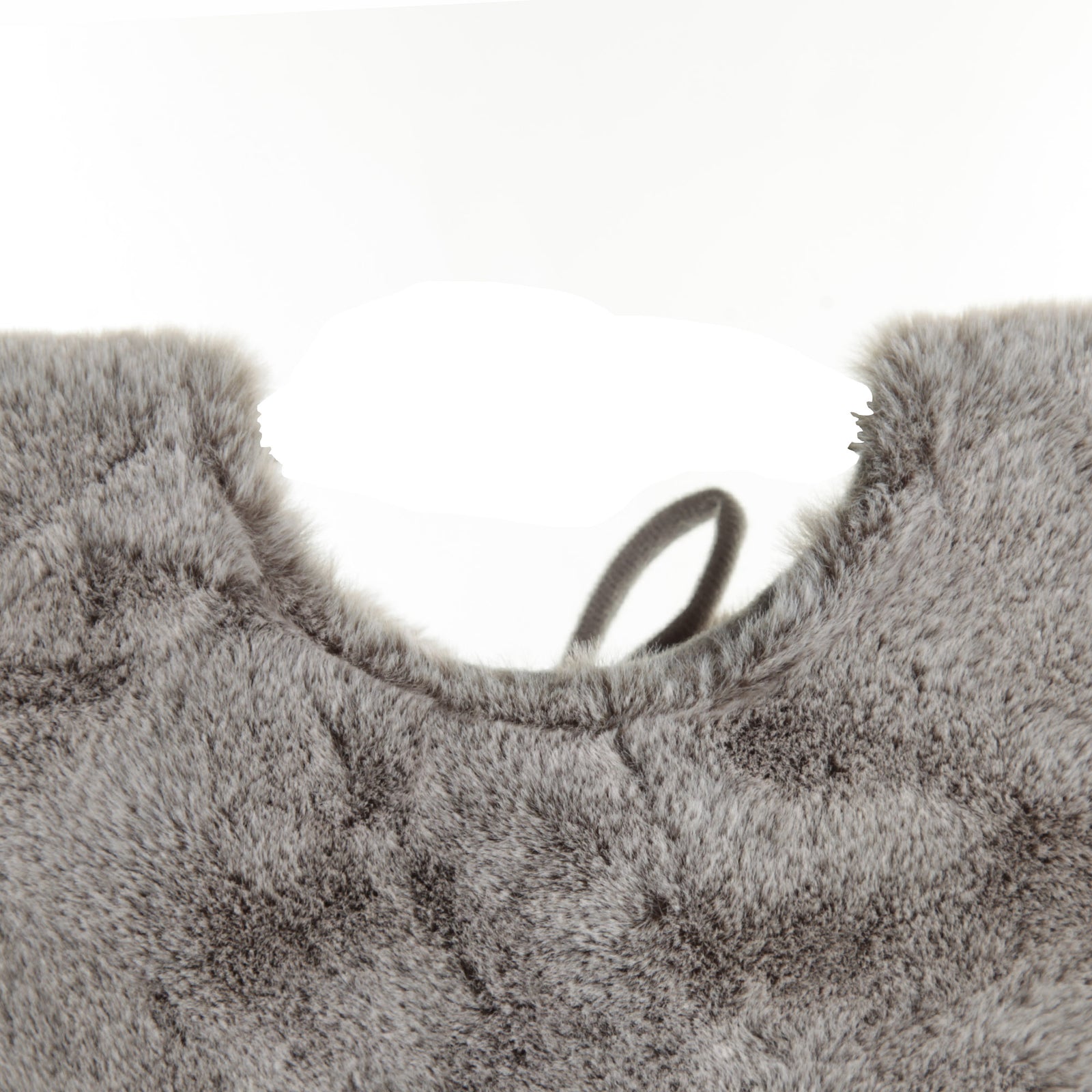 Grey Faux Fur Tree Skirt 