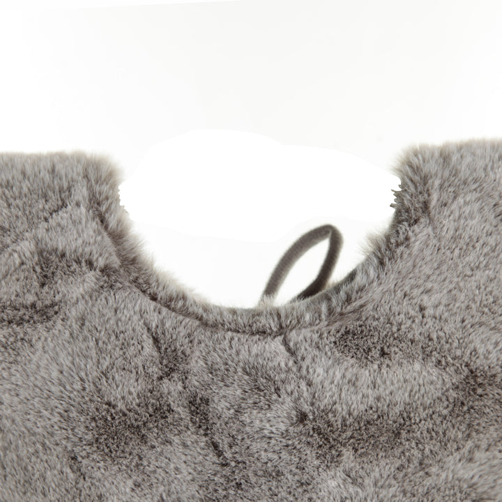 Grey Faux Fur Tree Skirt 