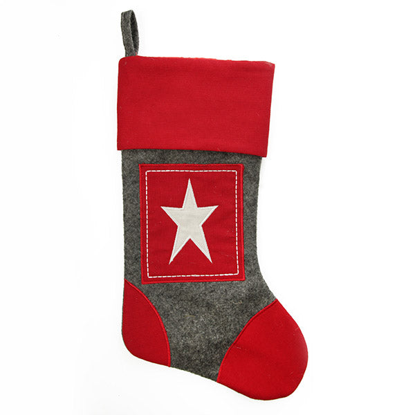 Star Felt Stocking