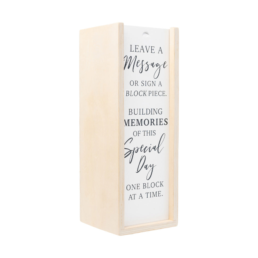 Guest Signature Building Tower Table Sign