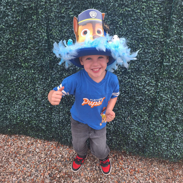 Handmade Blue Chase Easter Hat