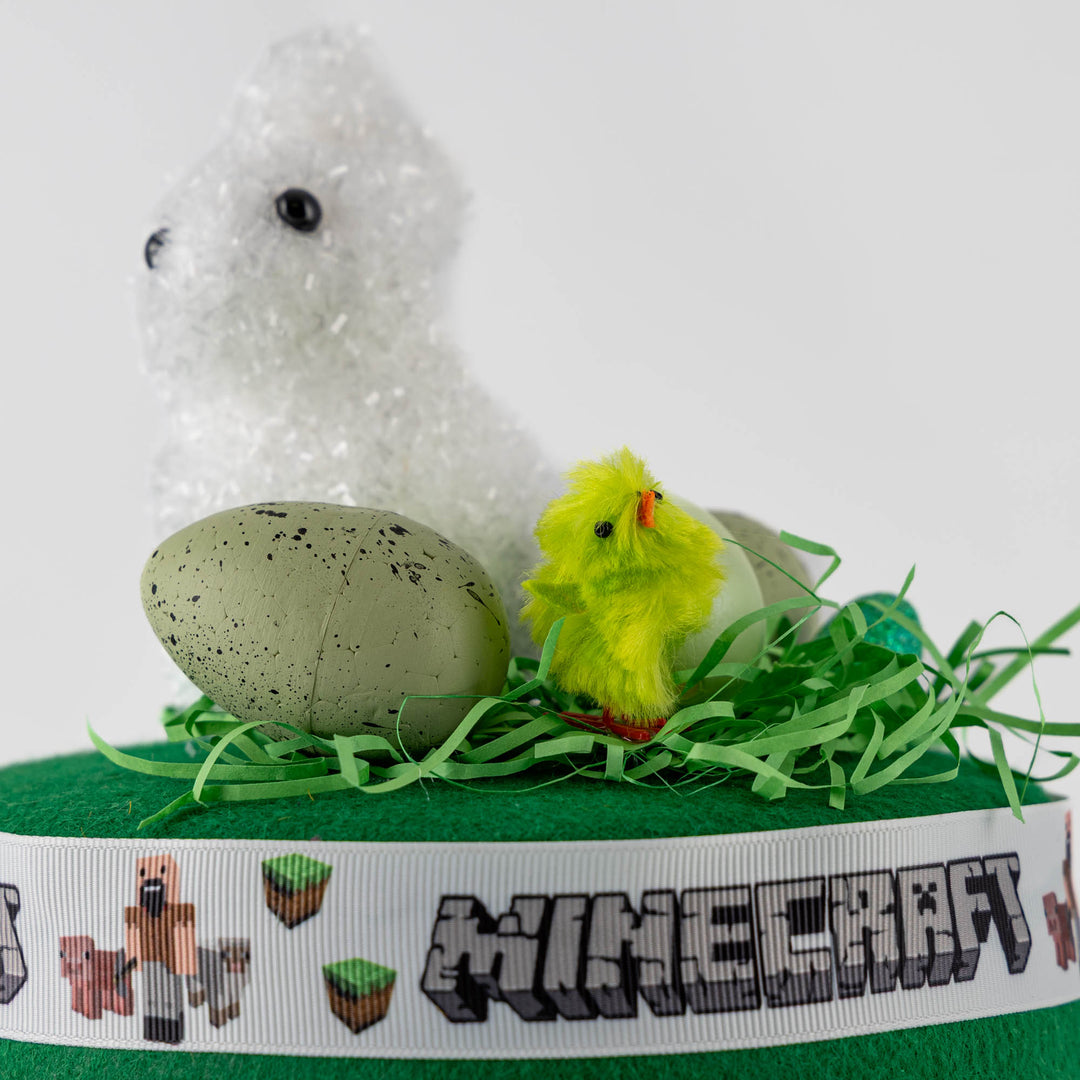 Handmade Minecraft Egg Easter Hat