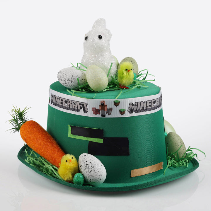 Handmade Minecraft Egg Easter Hat