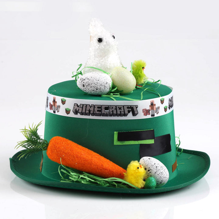 Handmade Minecraft Egg Easter Hat