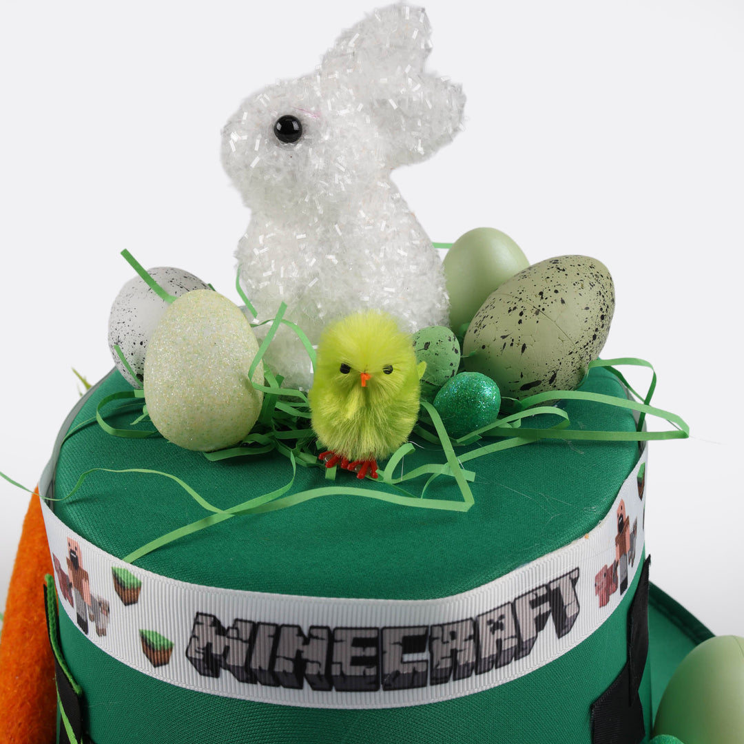 Handmade Minecraft Egg Easter Hat