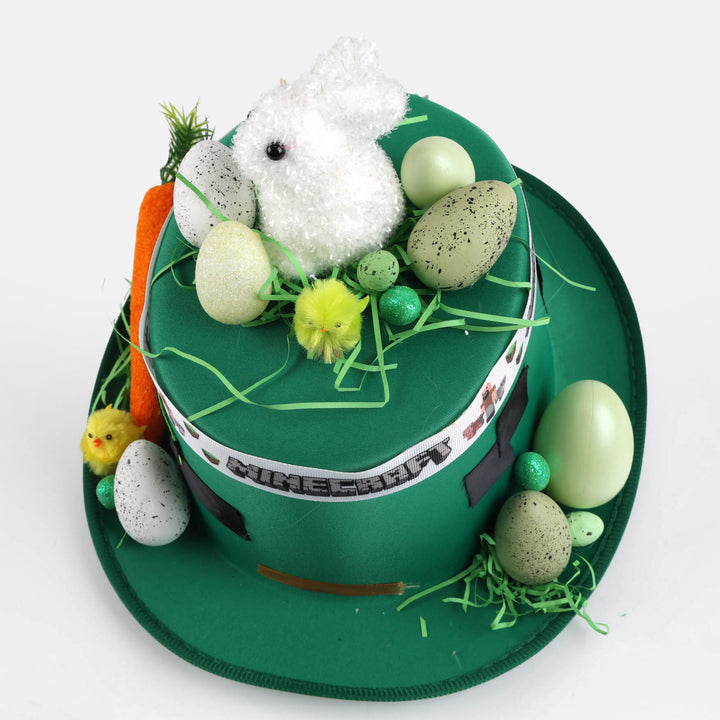 Handmade Minecraft Egg Easter Hat