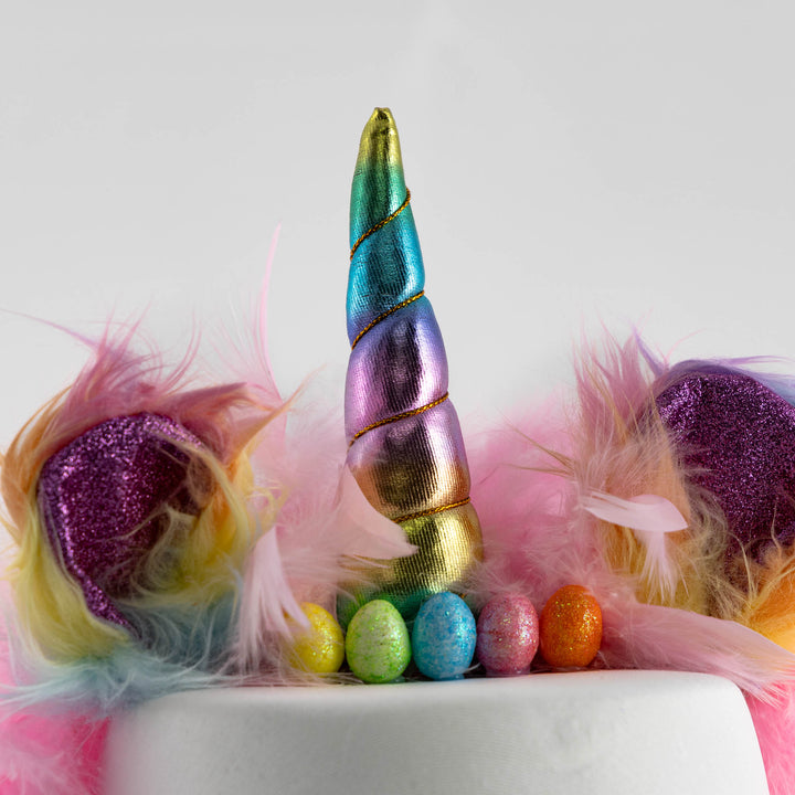 Handmade Pastel Rainbow Unicorn Eatser Hat