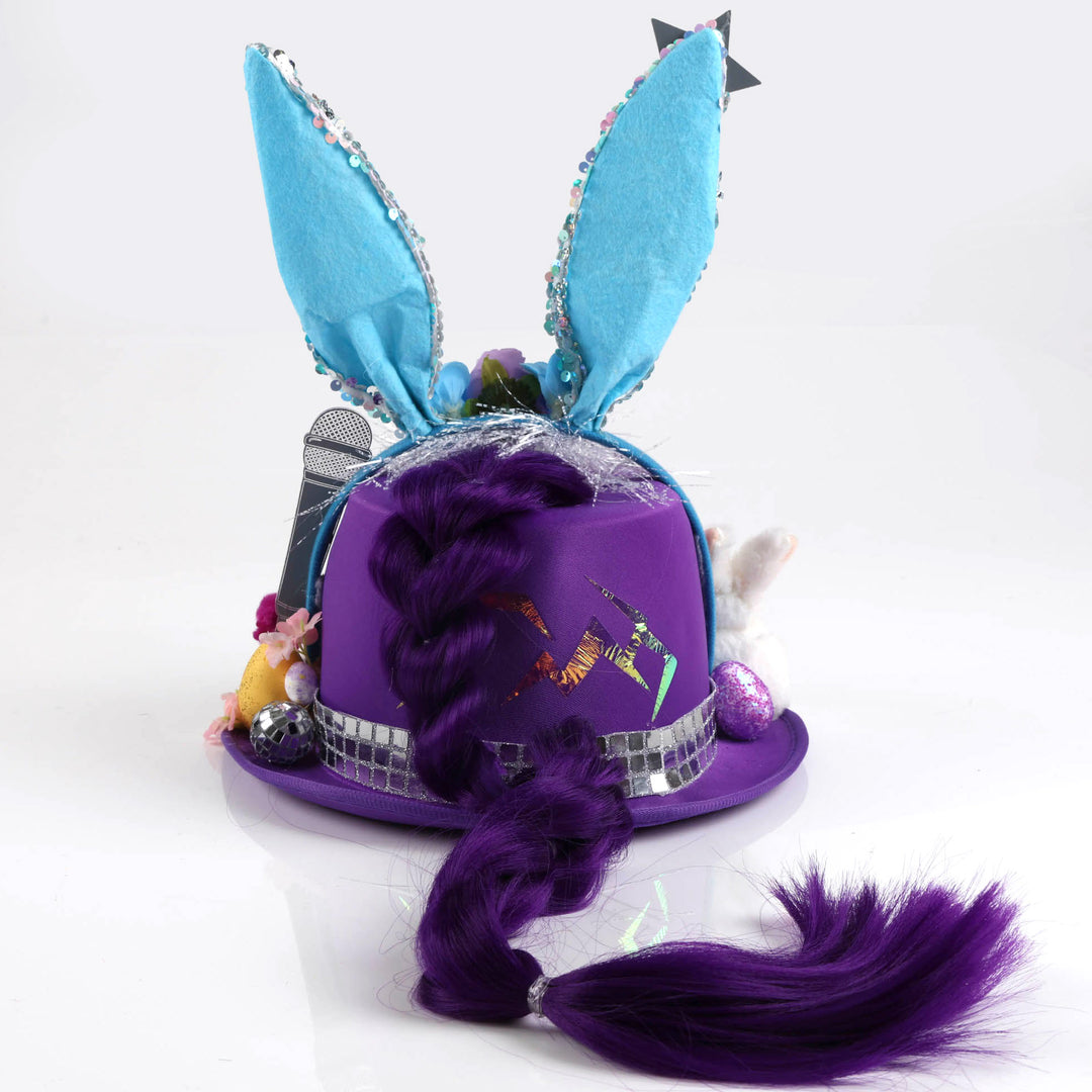 Handmade Purple Rumi Easter Hat 
